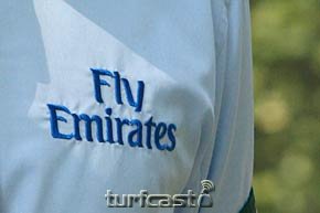 Symbolbild Fly Emirates. © turfstock.com