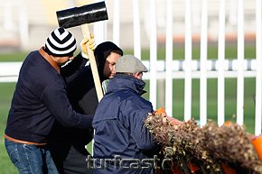 Reparatur einer Huerde © turfstock.com/Balogh