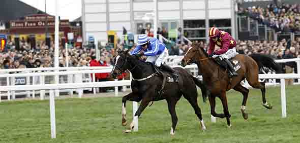 17.03.2017 - Cheltenham; Penhill ridden by Paul Townend wins the Albert Bartlett Novices Hurdle (Registered As The Spa Novices Hurdle Race) Grade 1 at Cheltenham-Racecourse/Great Britain. Credit: Lajos-Eric Balogh/turfstock.com